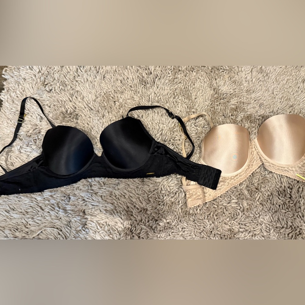 BCBGeneration Black and Cream Bras NEW